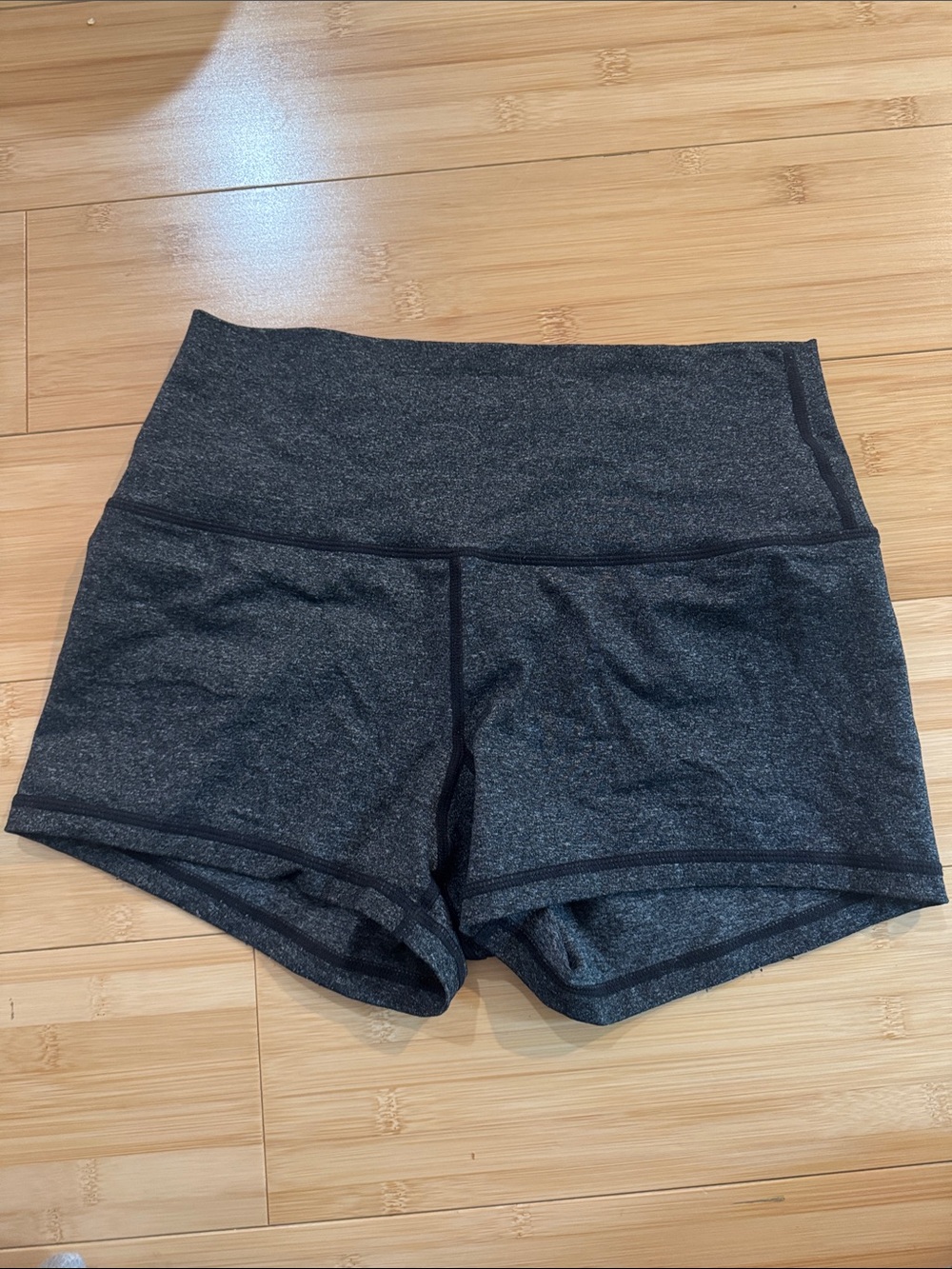 Savage Barbell Women's Charcoal High-Waist Athletic Shorts